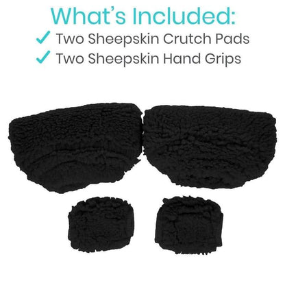 Sheepskin Crutch Pads