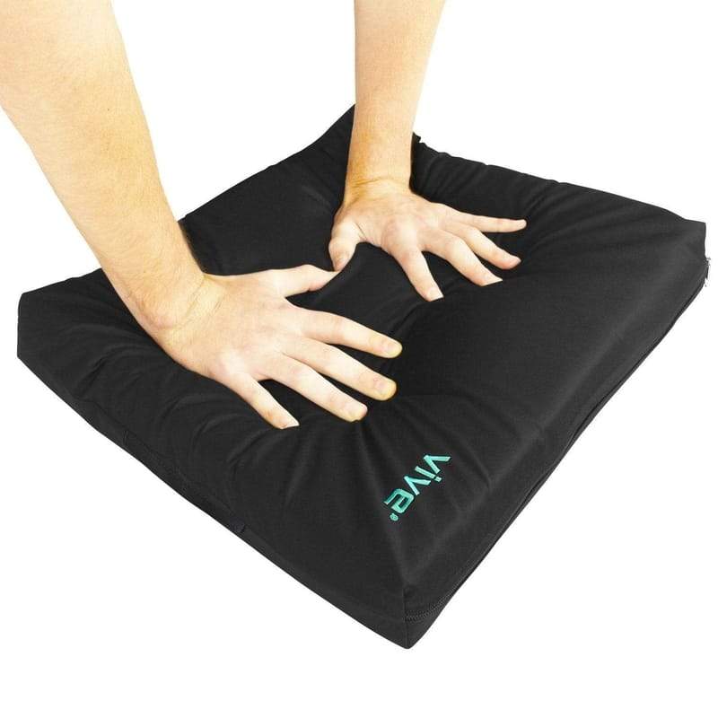 Wheelchair Gel Seat Cushion - Back Support Comfort and Pain Relief